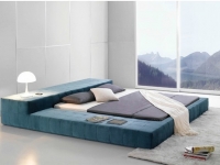 posh_bed_frame_blue_soft